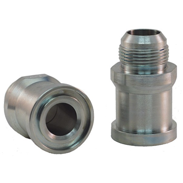 Straight Flange x Male JIC Carbon Steel Hydraulic Adapter